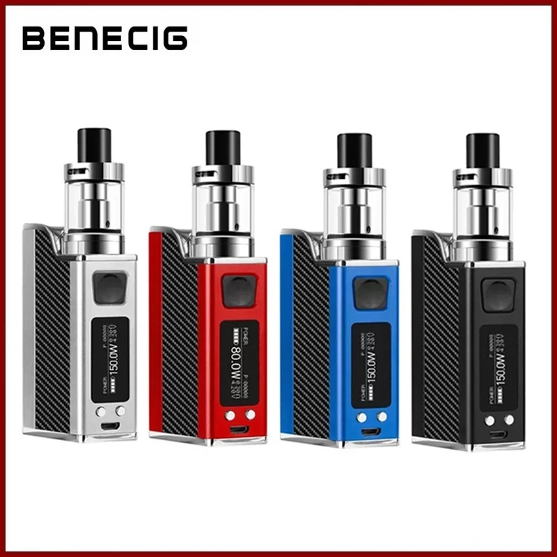 Benecig 150 Вт электронная сигарета испаритель 1500 мАч батарея Vape мод с атомайзером