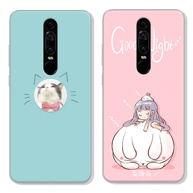 Caetoon Стиль Красный R чехол для huawei Коврики RS ТПУ окрашенные мобильный телефон