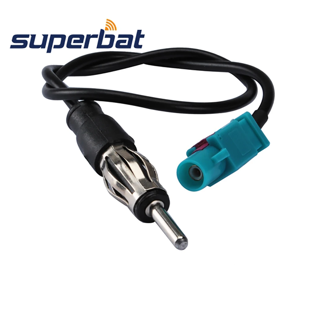 Универсальный провод Superbat Fakra DIN Z для разъема антенны AM/FM RG174 30 см радиочастотный