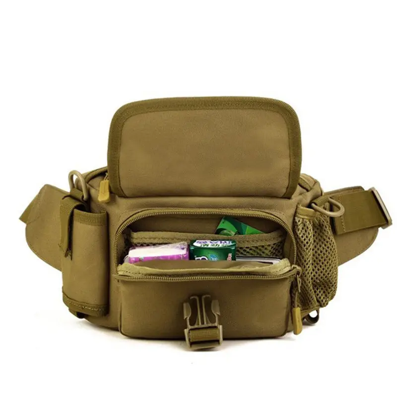Men Nylon Waterproof Sling Chest Fanny Pack Waist Bag Travel Military Hip Bum Belt Messenger Shoulder Pouch Purse Packet | Багаж и сумки
