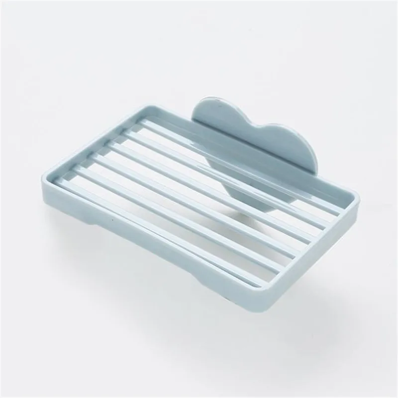 Light Blue Новейшая модель; мыла коробочка, мыльница: отделение для хранения ювелирных изделий лоток держатель Чехол мыльница Ванная комната лоток аксессуары коробка твердые деревянные полки настенные деревянные Посуда краткое - Цвет: Light Blue