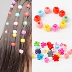 10 шт.лот, маленькие зажимы для волос карамельных цветов для девочек, детские заколки для волос, аксессуары для укладки волос