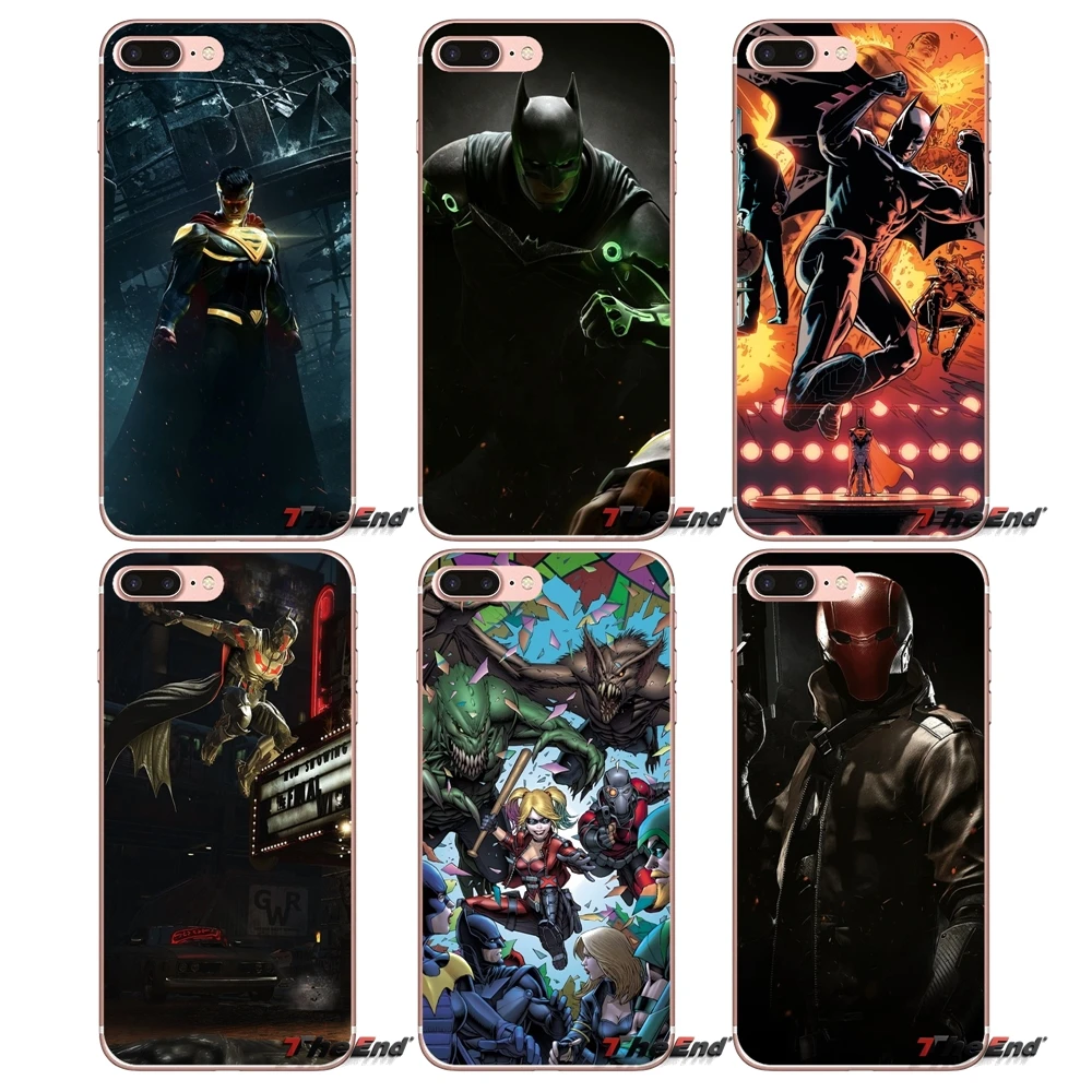Для Samsung Galaxy S2 S3 S4 S5 MINI S6 S7 edge S8 S9 Plus Note 2 3 4 5 8 Coque Fundas Силиконовые чехлы Чехлы для viedo game Injustice|Чехлы-накладки| |