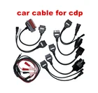 Автомобильные кабели 2 компл.лот, 16 шт., мультибрендовые автомобильные кабели для VD Pro wow snooper cdp multidiag pro OBDII, инструмент интерфейса