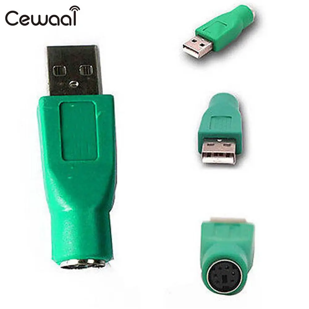 Адаптер PS/2 PS2 мама к USB папа конвертер для компьютерной мыши и клавиатуры |