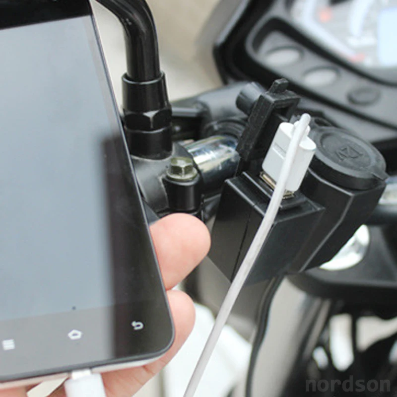 Водонепроницаемый USB прикуриватель для мотоцикла 12 В с GPS|weatherproof motorcycle usb|charger bmwusb