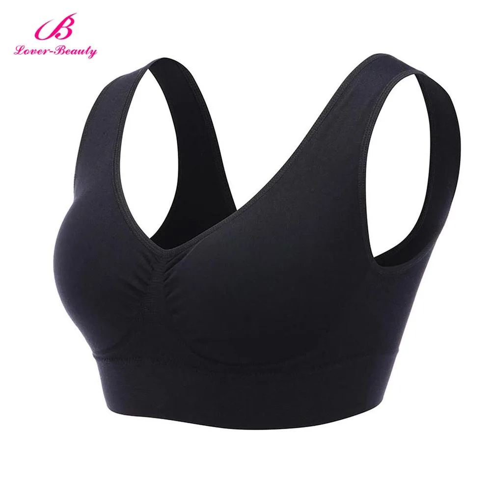 Sport Bra Женский сексуальный бюстгальтер, укороченный топ для фитнеса, спортивный бюстгальтер для сна, Женский бесшовный топ, пуш-ап, цельный бюстгальтер размера плюс S-XXXL B - Цвет: Sport Bra