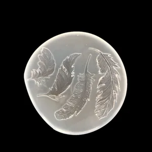 Зеркальные силиконовые формы для эпоксидной смолы, силиконовая форма для перьев и подвесок, ручная работа, инструменты для ювелирных изделий