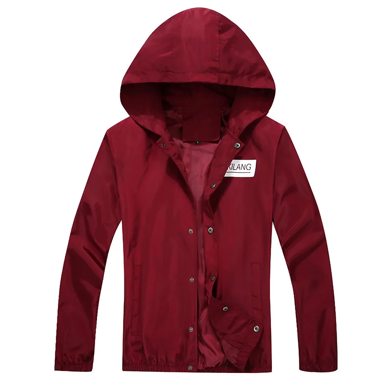 Куртка мужская демисезонная однотонная на молнии с длинным рукавом|casual jacket|jacket