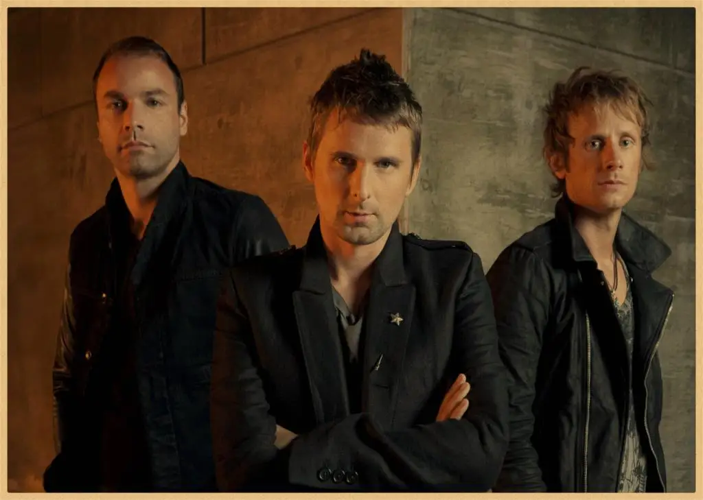 Muse poster.muse rock music vintage retro poster kraft paper decorative wall sticker