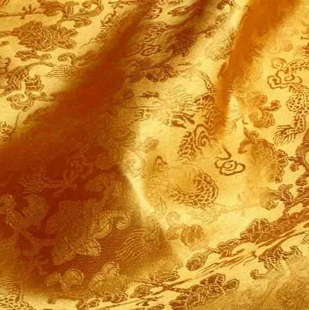 Парчовая ткань 90 см * 100 старинный костюм парчовая с глубокой Золотой подложкой и
