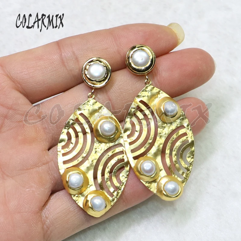 5 пар металлические жемчужные серьги египетские висячие турецкие ювелирные