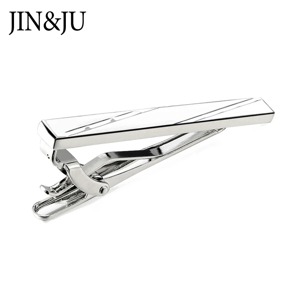 JIN & JU ювелирные изделия Тощий зажим для галстука булавки короткие мужские s