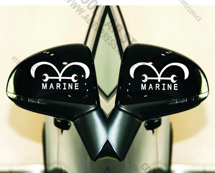 1 пара один предмет морские флаги помеченные отправленные зеркала заднего вида