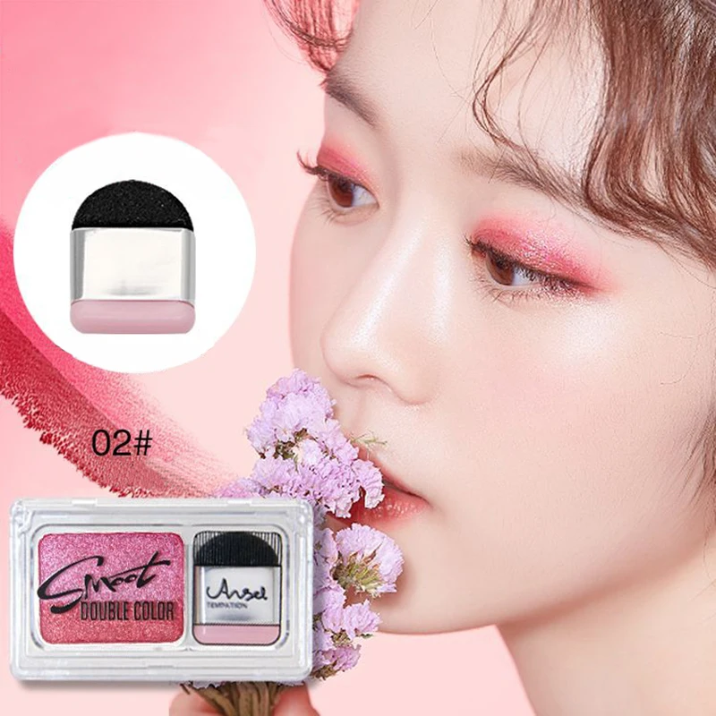 Двойной цвет градиента Eyeshadow профессиональный Shimmer Палитра теней для макияжа