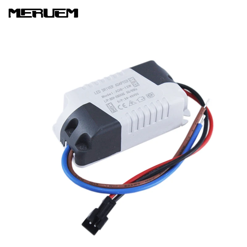 Free shipping 6pcs/lot High Quality 300mA  LED Driver 8W-12W * 1W Lighting Transformer Power Supply for LED Lihgt Lamp Durable