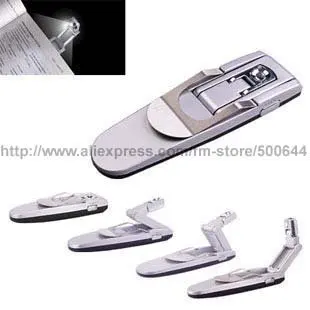Auto-clip Book Light/LED Folding Reading Light/Clip LED Lamp/Portable Urgency Flashlight &amp 5PCS/Lot Free Shipping | Лампы и