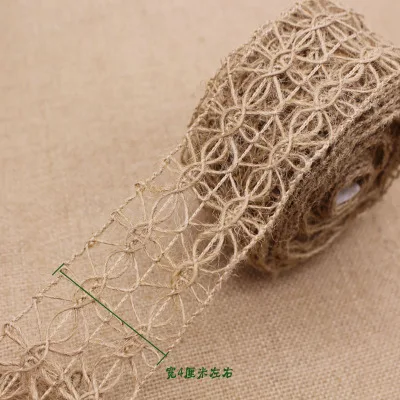 Микс пеньковый Канат 10 мм-60 мм X11yards/LOT деревенское свадебное украшение джутовый шпагат тонкий скрученный джутовый канат шнурок рождественское кружево