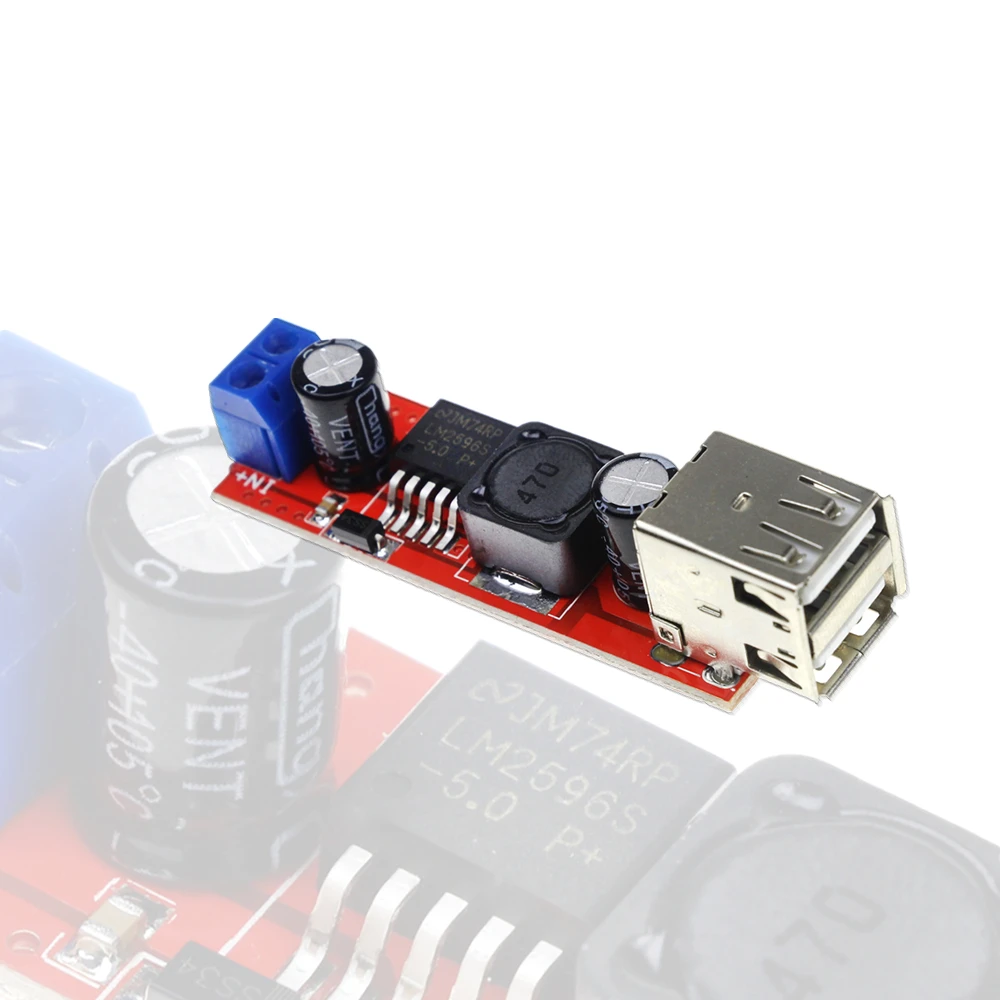Dual USB Output 9V / 12V 24V 36V Car Charger Switch 5V DC-DC Power Supply Module 3A Buck Regulator | Обустройство дома