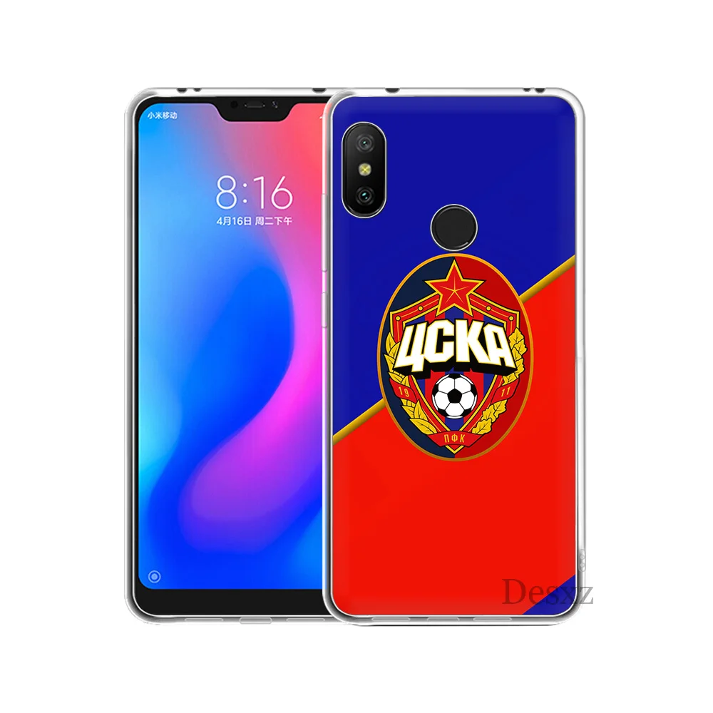 Жесткий Чехол для мобильного телефона Desxz ЦСКА МСК клуб Xiaomi Mi 5 5S 6 8 9 A1 A2 5X 6X Mix 2S F1 Lite
