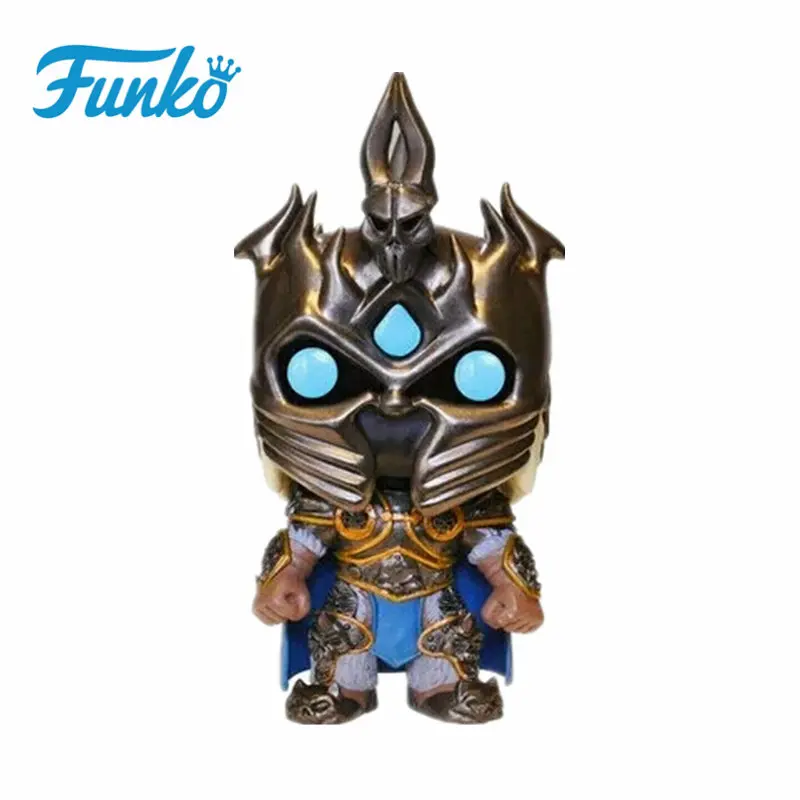 N-Arthas-15 FUNKO POP WOW World of Warcraft тема#14 ILLIDAN#15 ARTHAS#30 SYLVANAS Фигурки игрушки Коллекционная модель виниловые куклы - Цвет: N-Arthas-15