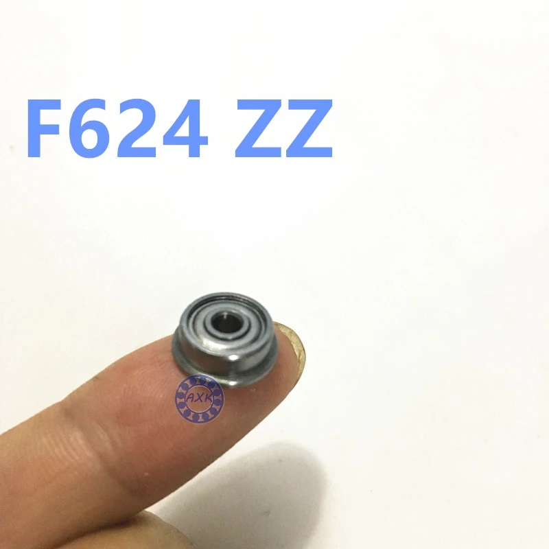 10 шт./лот F624 ZZ фланцевый подшипник F624ZZ 4*13*5 мм | Обустройство дома