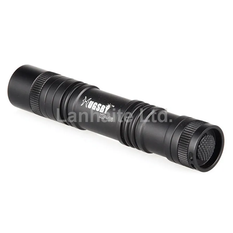 Hugsby XP-16 Cree XP-E R3 300 люмен 1-режимный светодиодный фонарик черный (1x18650) | Освещение
