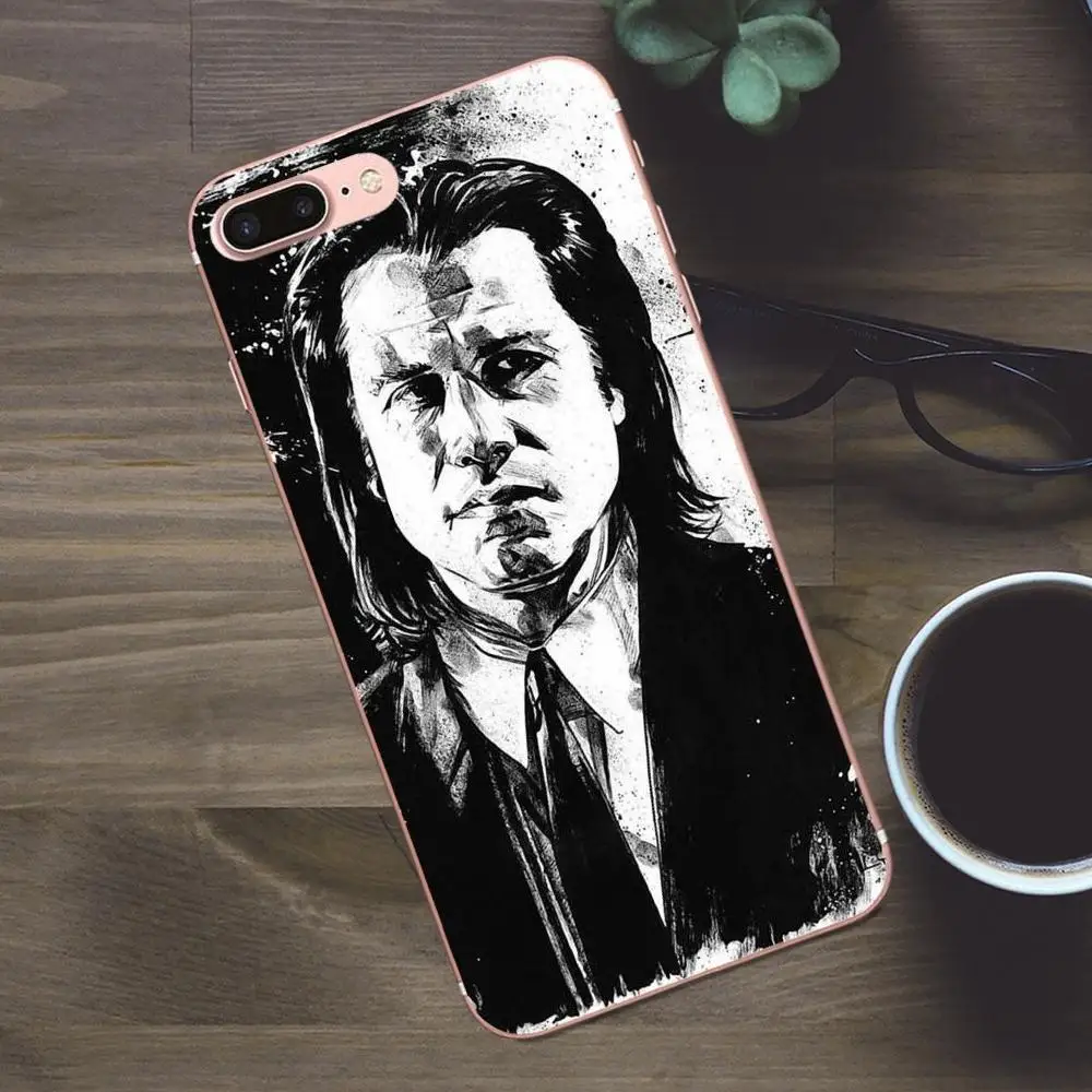 Bixedx Pulp Fiction Movie For Huawei G8 Honor 5C 5X 6 6X 7 8 9 Y5II Mate P7 P8 P9 P10 P20 Lite Plus 2017 TPU Cover Case | Мобильные