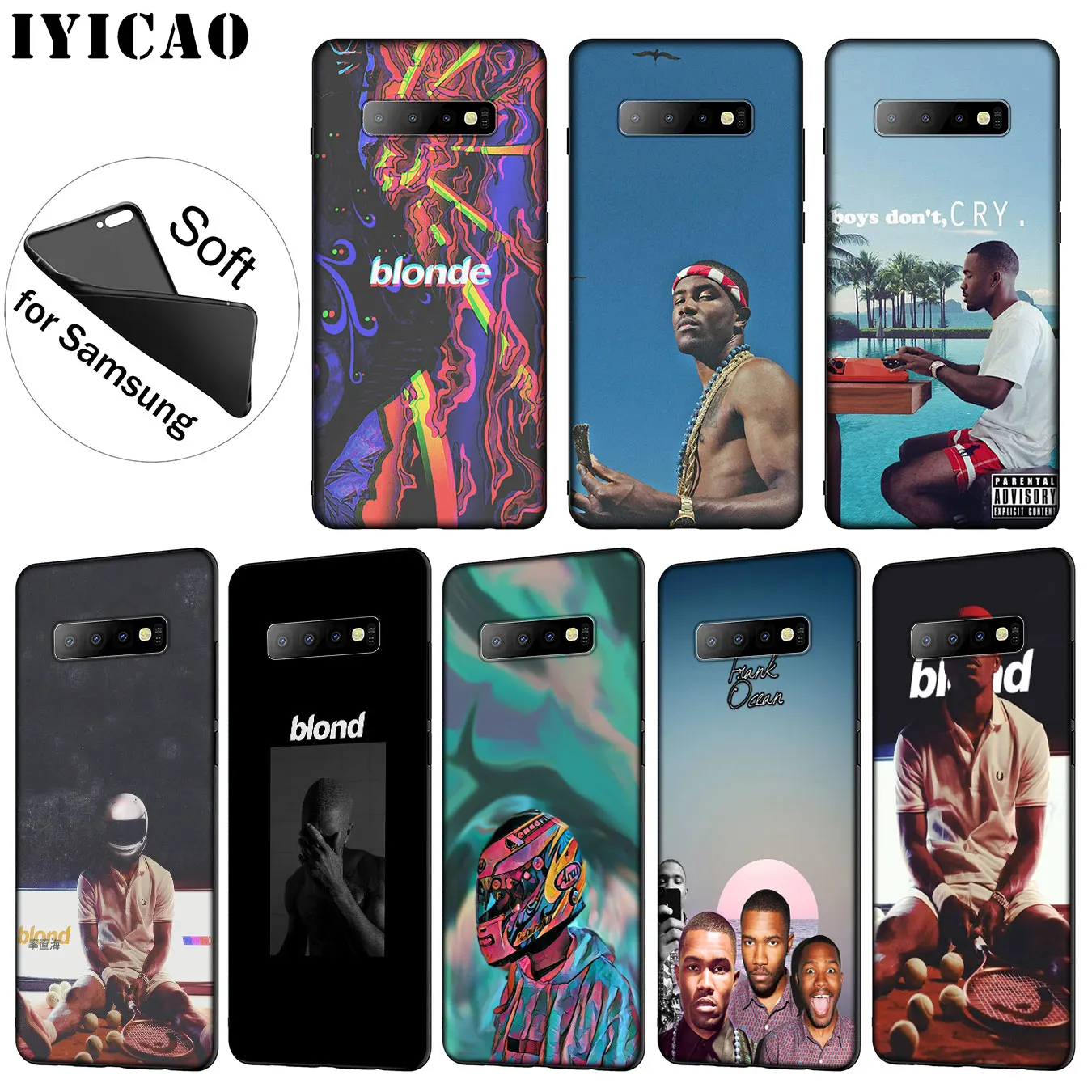 Мягкий силиконовый чехол IYICAO Frank Ocean для Samsung Galaxy S20 Ultra S10 Lite S9 S8 Plus S6 S7 Edge S10e |