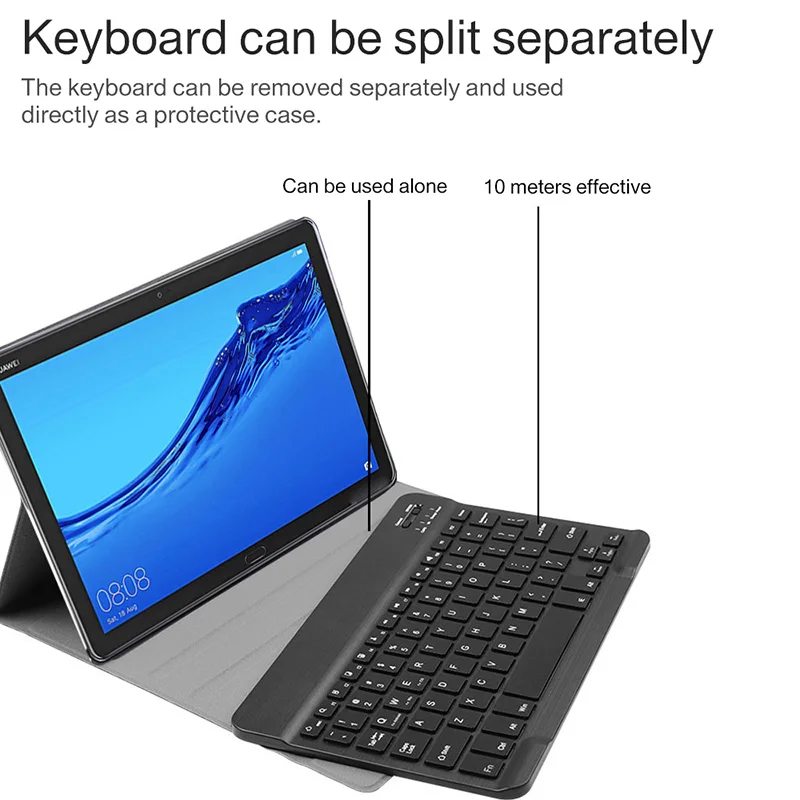 Чехол с клавиатурой Bluetooth для Huawei MediaPad M5 Lite 10 &quotпланшетный ПК съемный