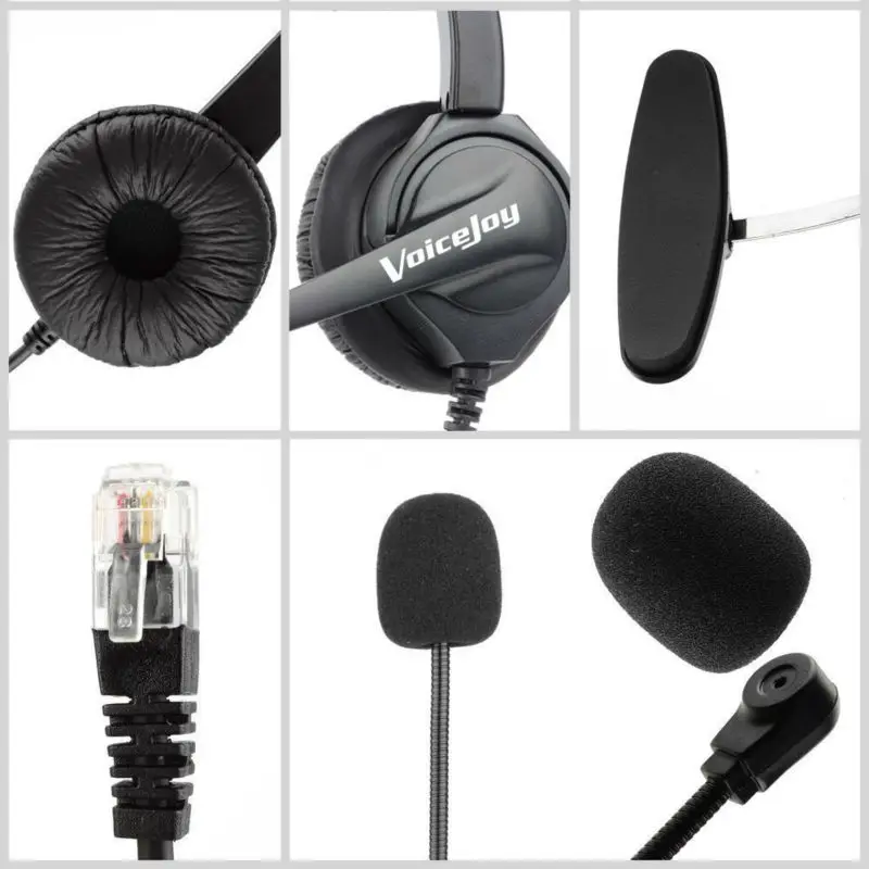 VoiceJoy RJ9/ RJ11 разъем для гарнитуры RJ9 подключить наушники Шум шумоподавления