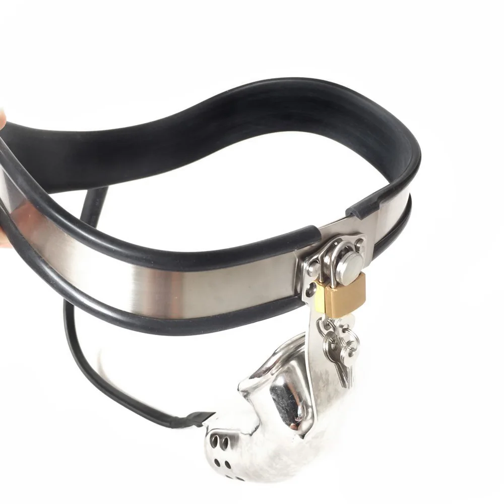 Мужское нижнее белье из нержавеющей стали Пояс верности трусики регулируемый