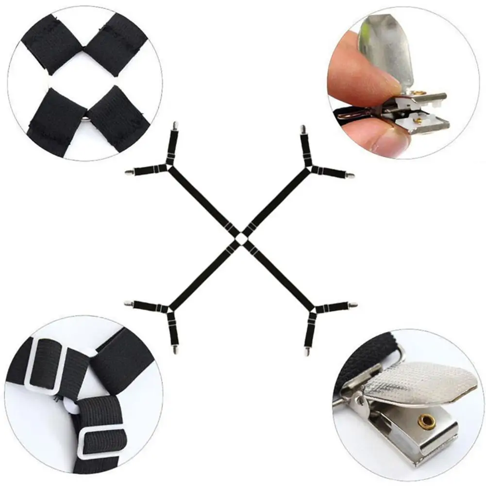 

1Pcs Elastic Bed Sheet Grippers Clip Mattress Cover Blankets Holder Fasteners Slip-Resistant Belt Clips Home Textiles Gadgets