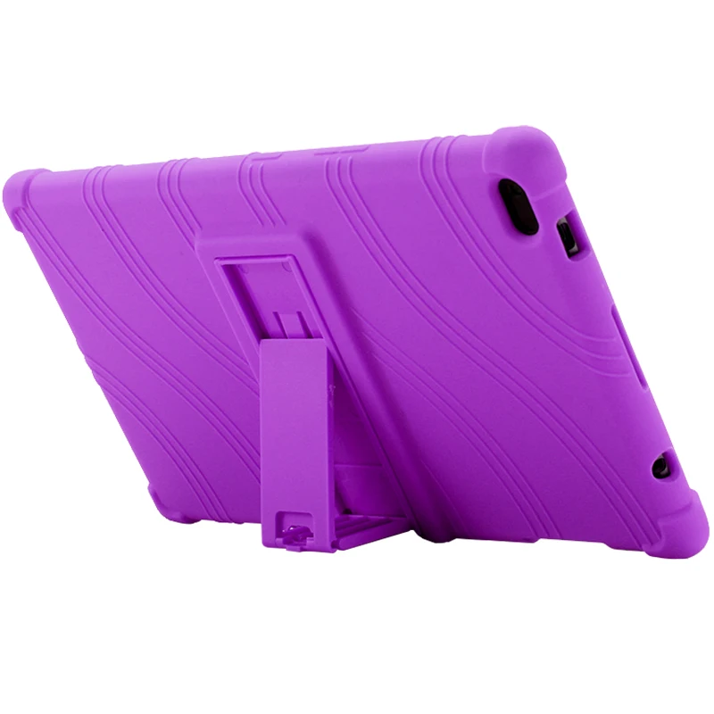 Мягкий силиконовый чехол для Lenovo Tab 4 8 ТБ 8504X планшета TAB4 8504F с подставкой + пленка