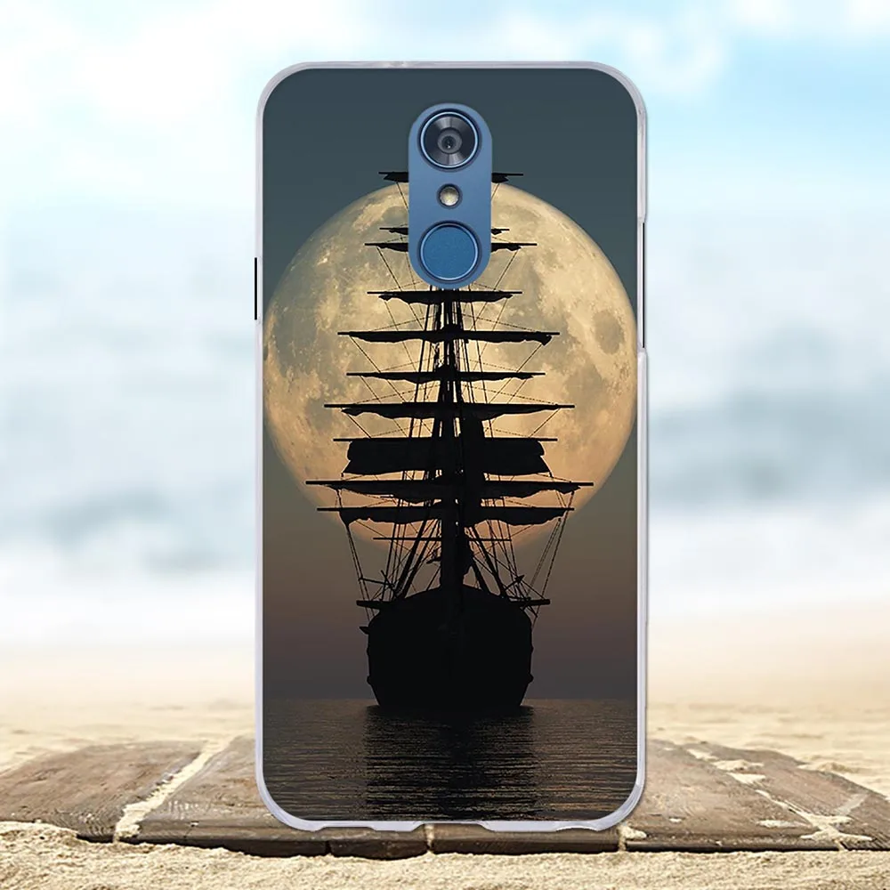 For LG Q7 Case Ultra-slim Soft TPU Silicone 5.5 inch Plus Cover Cute Cat Patterned Alpha Q7a Funda Bumper | Мобильные телефоны и
