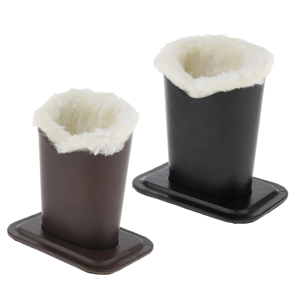 Набор из 2 плюшевых подкладок для очков искусственной кожи подставка Чехол