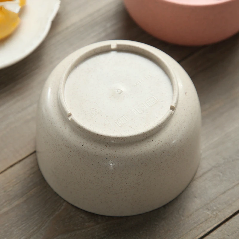 4 шт./компл. миска из пшеничной стебли суп рисовая домашняя дешевая прочная