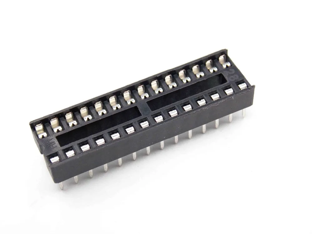 10 шт./лот 28pin DIP IC розетки адаптер паяльный Тип 28-контактный узкий корпус |