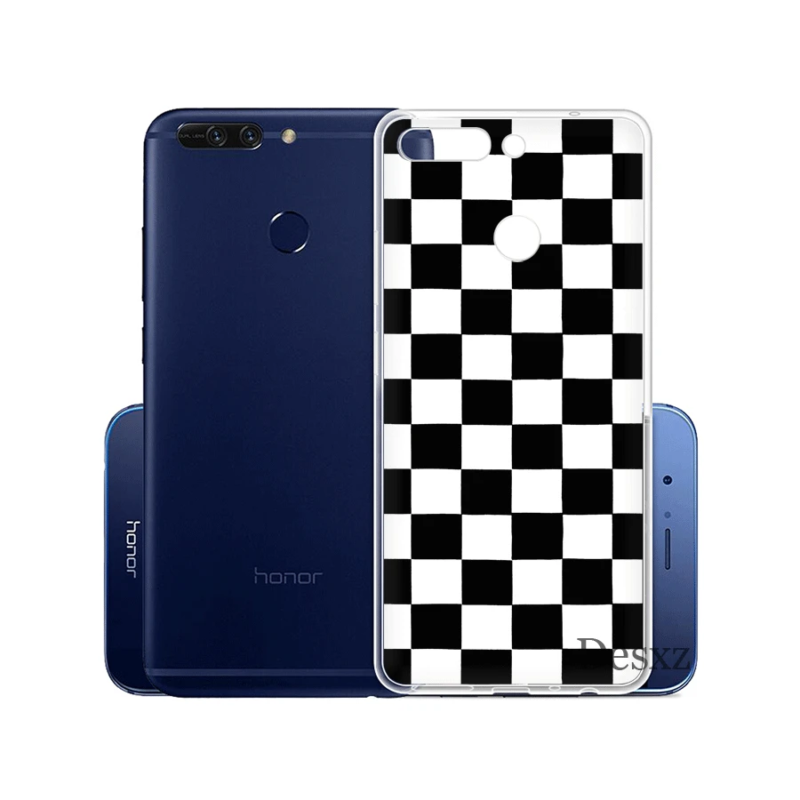 Клетчатый клетчатый Чехол для мобильного телефона Huawei P9 P8 P10 P20 P30 MINI Lite Pro Plus P Smart