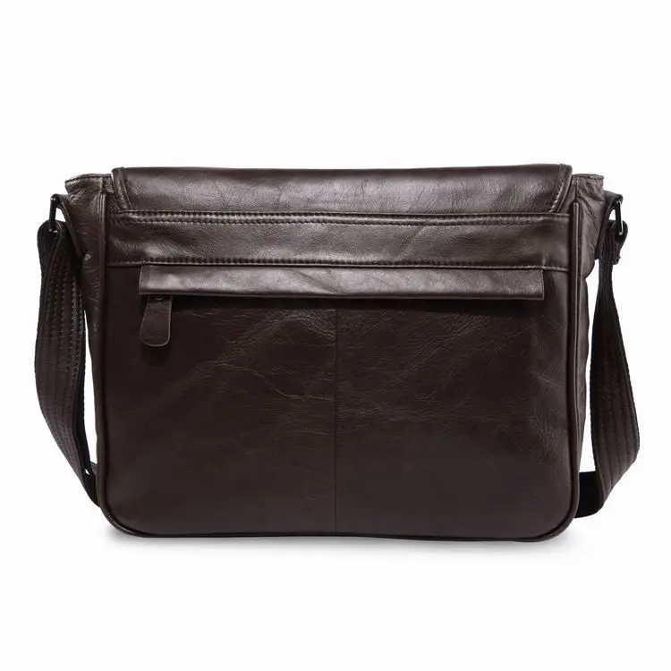 Винтажная сумка коричневого цвета из 100% натуральной кожи мужские