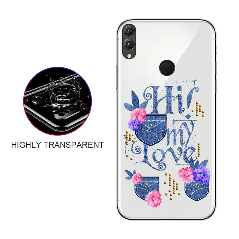 Anti - fall mobile phone Shell For Huawei Honor 8X Max All-inclusive Transparent Protective Case Ultra-thin Tidal | Мобильные