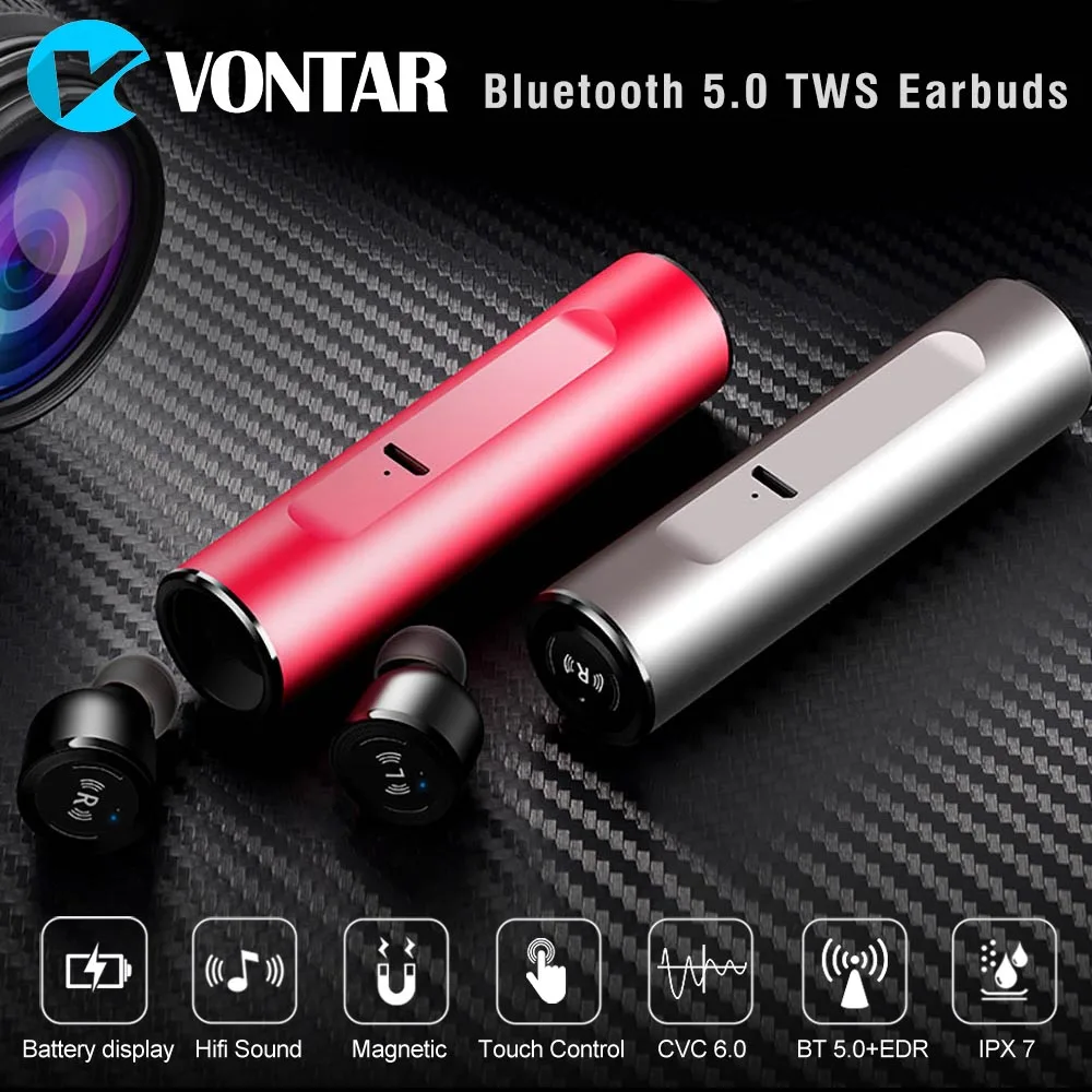 Bluetooth v5.0 наушники Blutooth 5 0 беспроводные Мини Портативная TWS гарнитура с зарядным