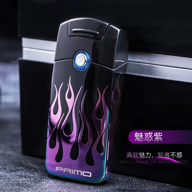 Новинка электрическая дымовая зажигалка Usb зарядка дуговая USB ветрозащитная
