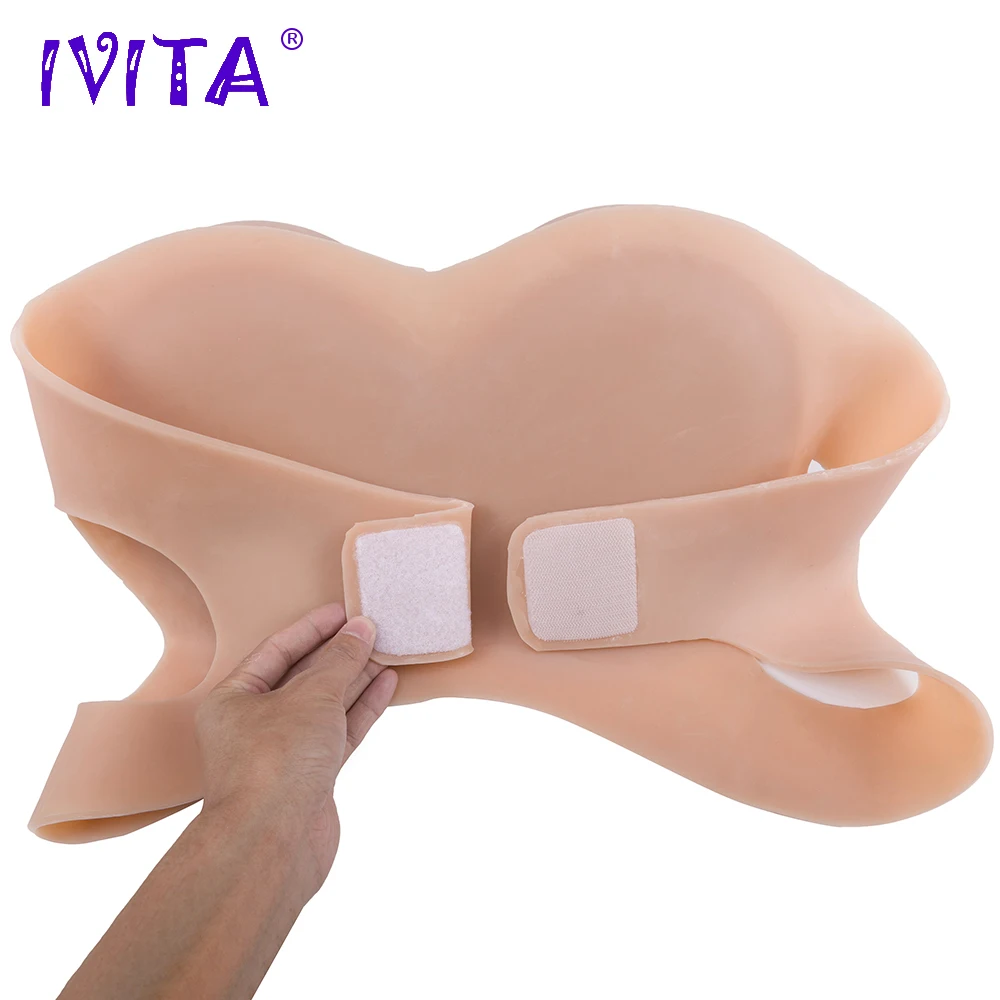 Реалистичная силиконовая форма для груди IVITA 8300 г искусственные трансвеститов
