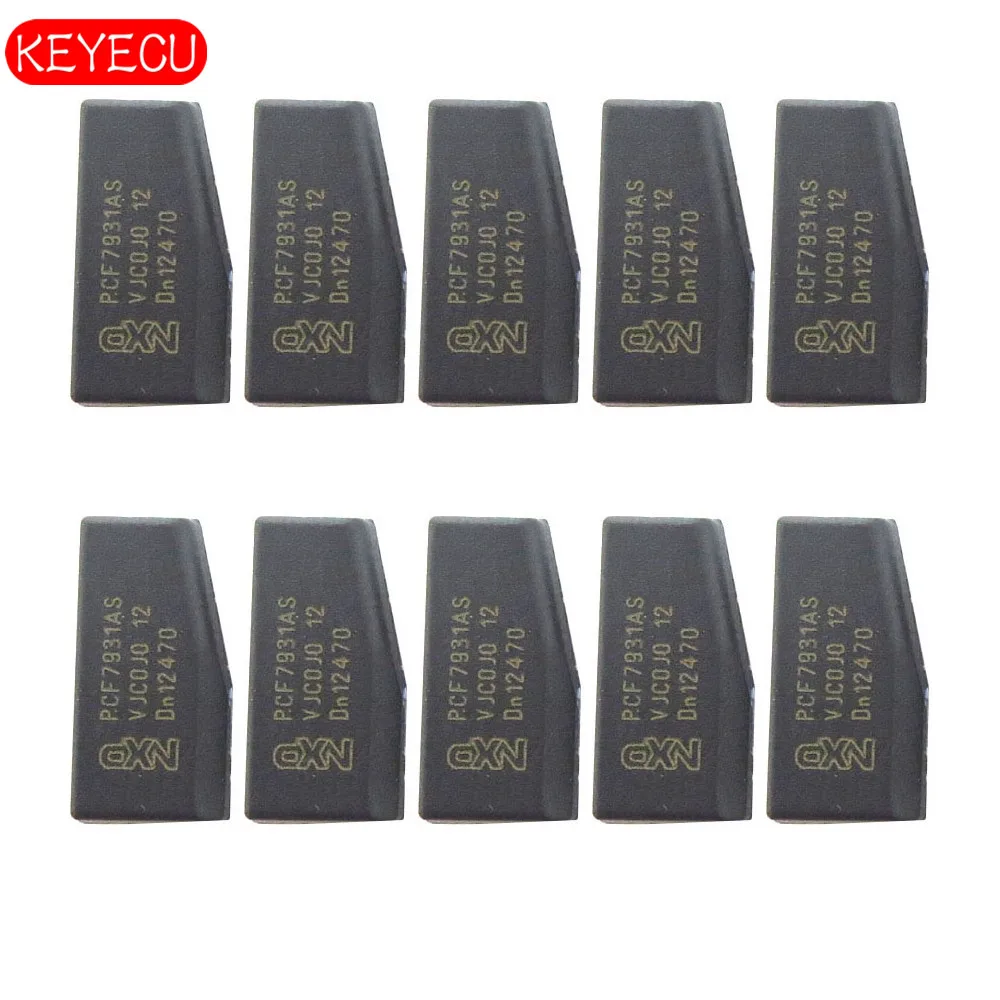 Keyecu 10 шт./лот чип транспондера PCF7931AS ID73 (Can заменяемые PCF7930AS)|chip|keyecuchip transponder |
