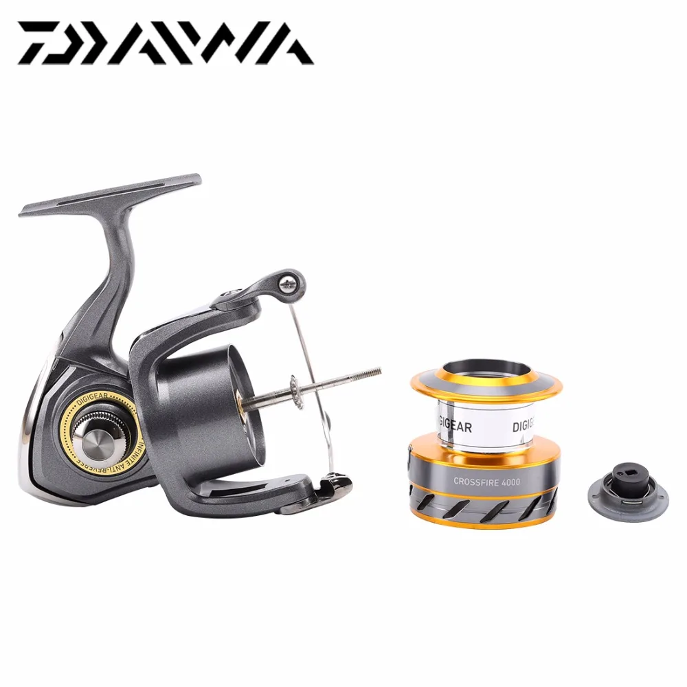 Оригинальный DAIWA Crossfire 4000 спиннинговая Рыболовная катушка 3BB 5 3: 1 Передняя тяга
