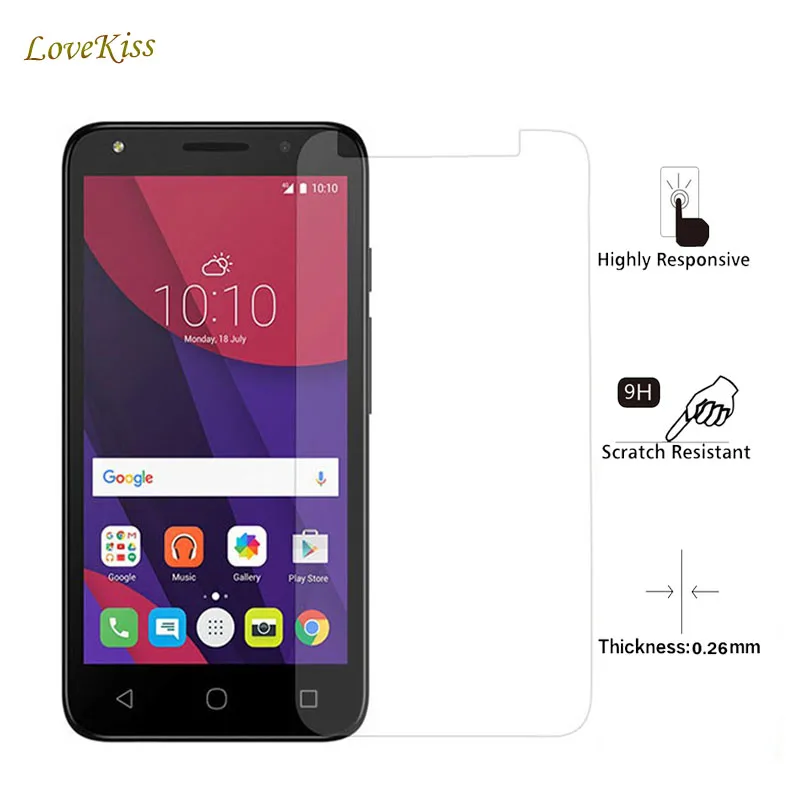 9H закаленное стекло для Alcatel One Touch Pixi 3 4 Idol 2 Pop C3 C7 5010D 5017 4027 6037 5042D 6045 6039 Защитная