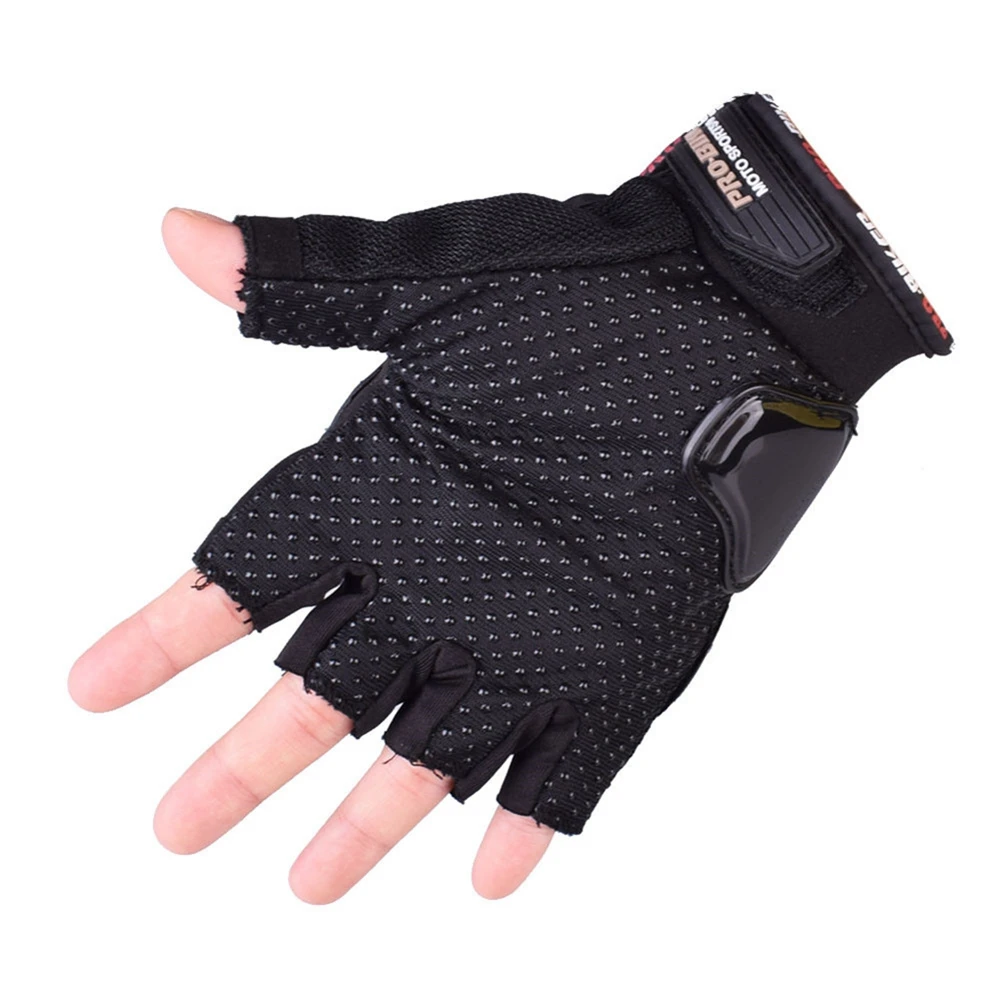 PRO-BIKER MCS-04C Motorcycle Half Finger Gloves Anti-collision Adjustable Anti-slip Design | Автомобили и мотоциклы