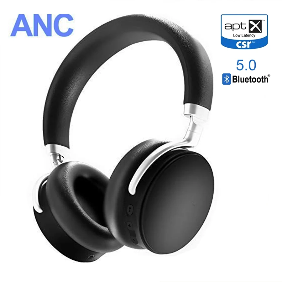 CRDC активное шумоподавление наушники Bluetooth с микрофоном Aptx низкая задержка