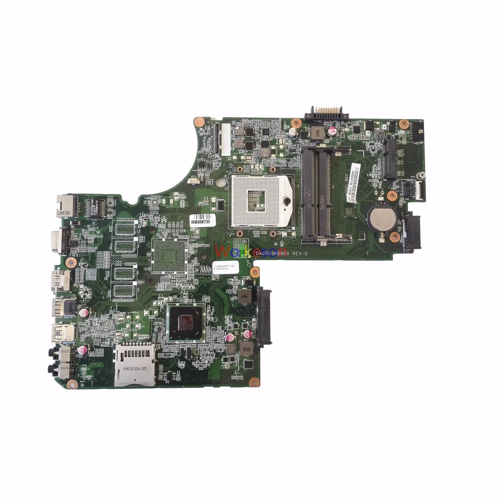 SHELI для ноутбука Toshiba Satellite C70 L75 C75 L70 материнская плата A000243190 rPGA 989 DA0BD5MB8D0 DDR3 тест